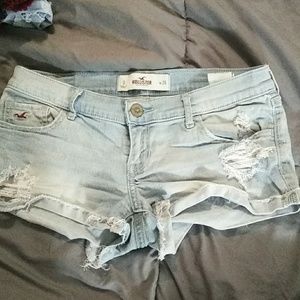 Hollister jean shorts